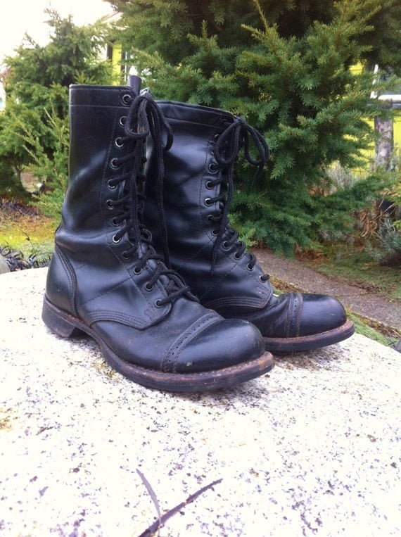 spit shined jump boots