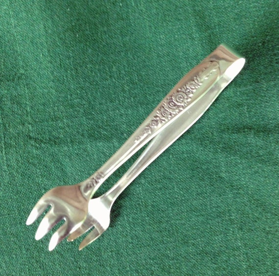 Antique Silver Plated Sugar Tongs by 4HollyLaneAntiques on Etsy