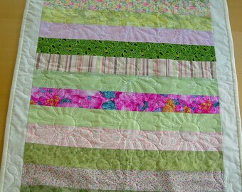 Nursery play mat, changing mat, baby quilt.