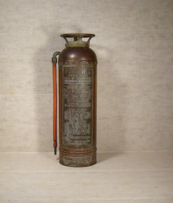 Antique fire extinguisher Foamex American Lafrance