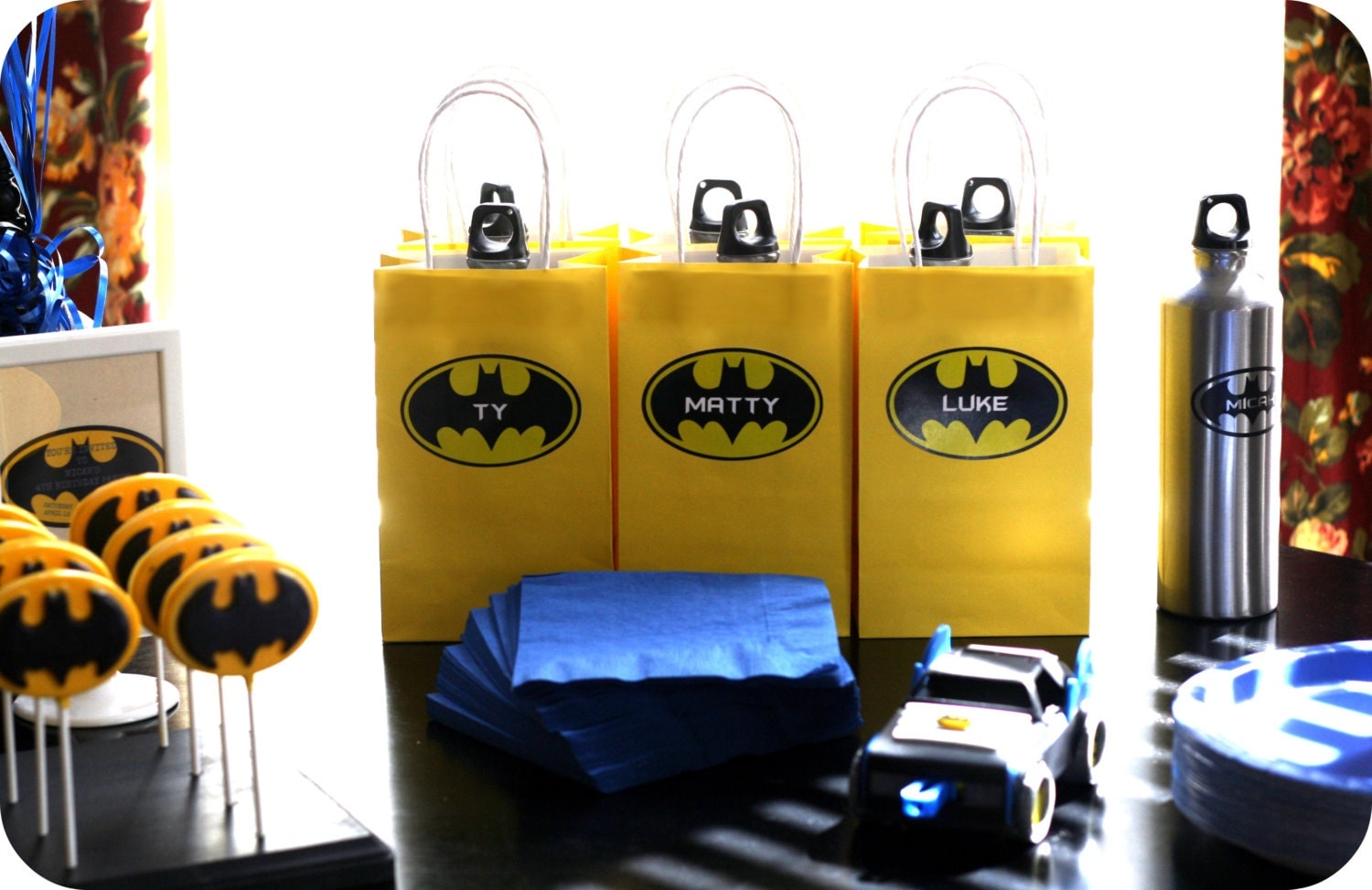 Batman Personalized Goodie Bags set