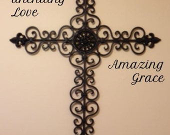 Amazing Grace Wall Decor church decal | etsy Amazing Grace Wall Decor church decal | etsy