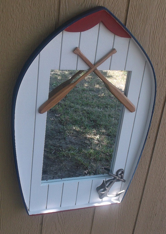 Items similar to MIRROR Fish Lodge Lake House Cabin Decor Wall Mirror