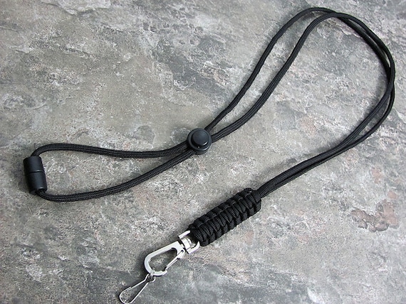 Paracord Neck Lanyard For ID Badges & More Choose from by ZaneGear