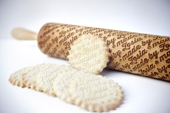Personalized rolling pin - Made by...pattern