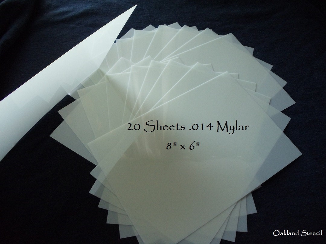 20 Sheets MYLAR Duck Call/Goose Call Reeds .014 6 x