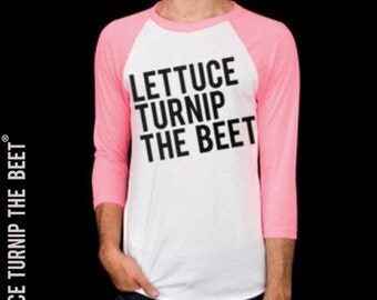 SALE lettuce turnip the beet ® OFFICIAL SITE - neon pink baseball jersey - lightweight fashion shirt