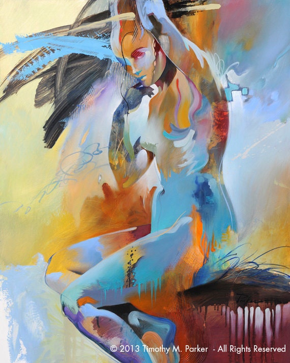 figures abstract painting