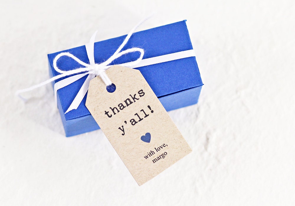Thanks Y'all Tags Bridal Shower Favor Tag Party