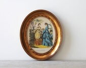 Vintage Victorian style oval fashion plate / wall decor accessory for home / Turner Mfg Co / cottage chic / made in USA / La Mode Illustree Vintage Victorian style oval fashion plate / wall decor accessory for home / Turner Mfg Co / cottage chic / made in USA / La Mode Illustree
