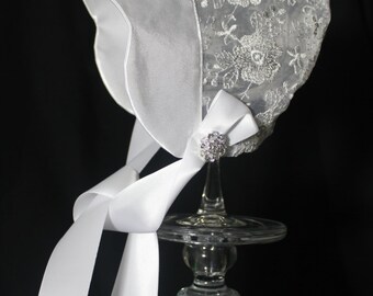 The Lisabeth Christening Baby Bonnet