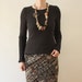 Statement chunky necklace, recycled, repurposed, natural, eco friendly, OOAK