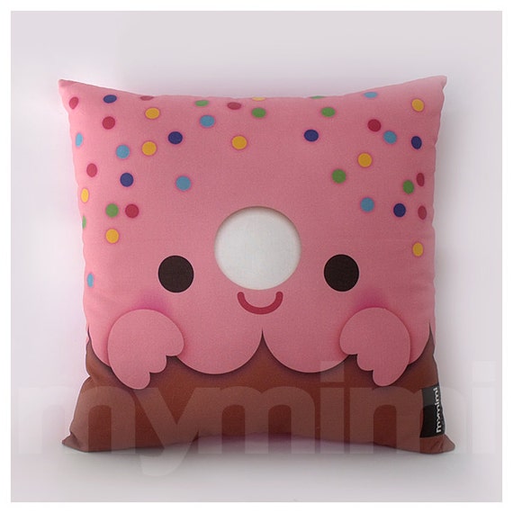 12 de 12 donut rosa almohada peluche los niños por mymimi en etsy