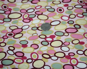 Alexander Henry - Bangle Dots Sage - 1 Yard - unwashed - quilt weight fabric