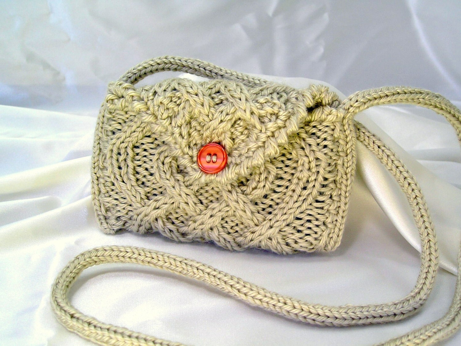 Knit Cell Phone Case Cable Knit Pattern PDF Cable Knit Cozy