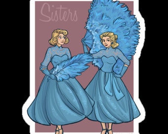 Individual Die Cut Sisters sticker (Item 01-306)
