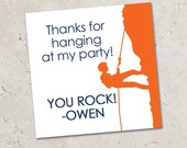 Stickers Gift Tags . Boy's Rock Climbing . for Favors, Treat Bags and Envelope Seals Il_170x135