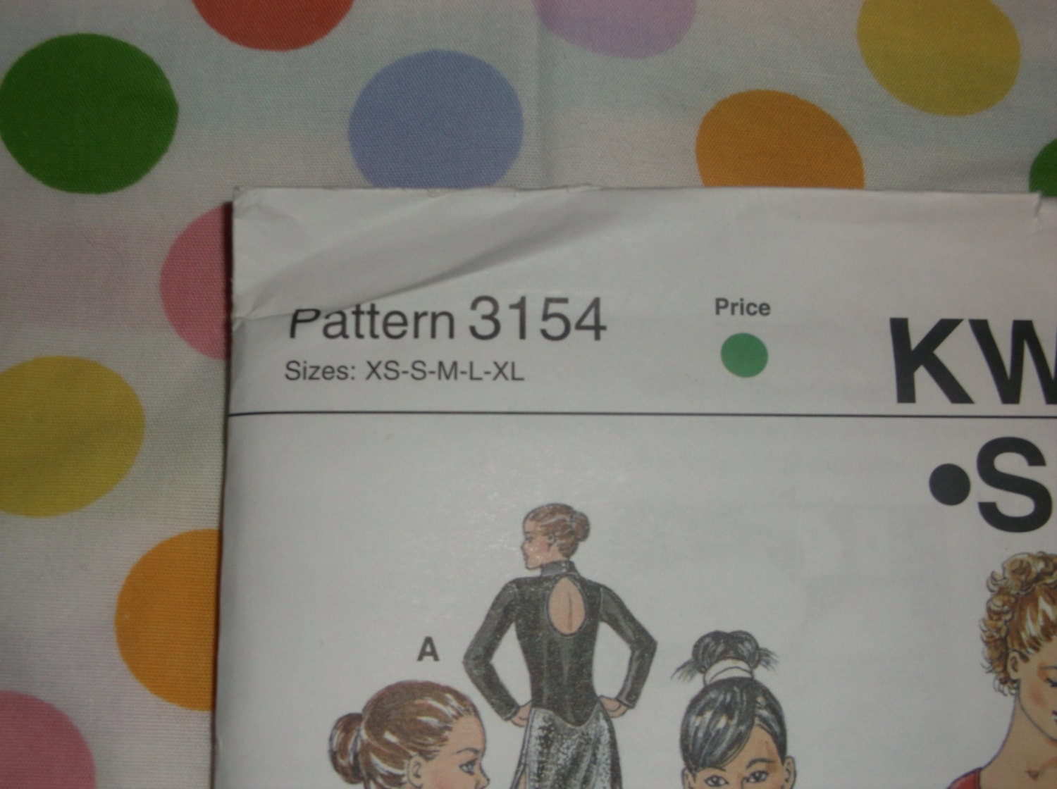 Lovely Ladies Figure Skating Kwik Sew Dress Pattern