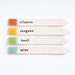 4 herb garden labels.