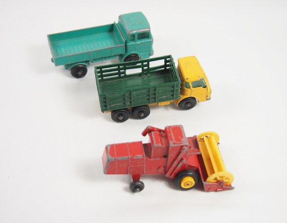 Vintage Matchbox Lesney 60s Trucks Lot of Three by jenniesjunque