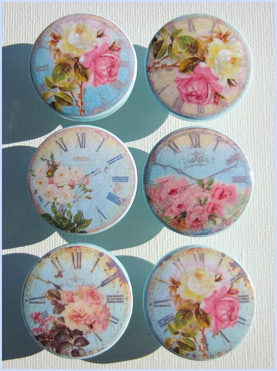 Shabby Rose Knobs Rose Knobs Shabby Victorian Roses