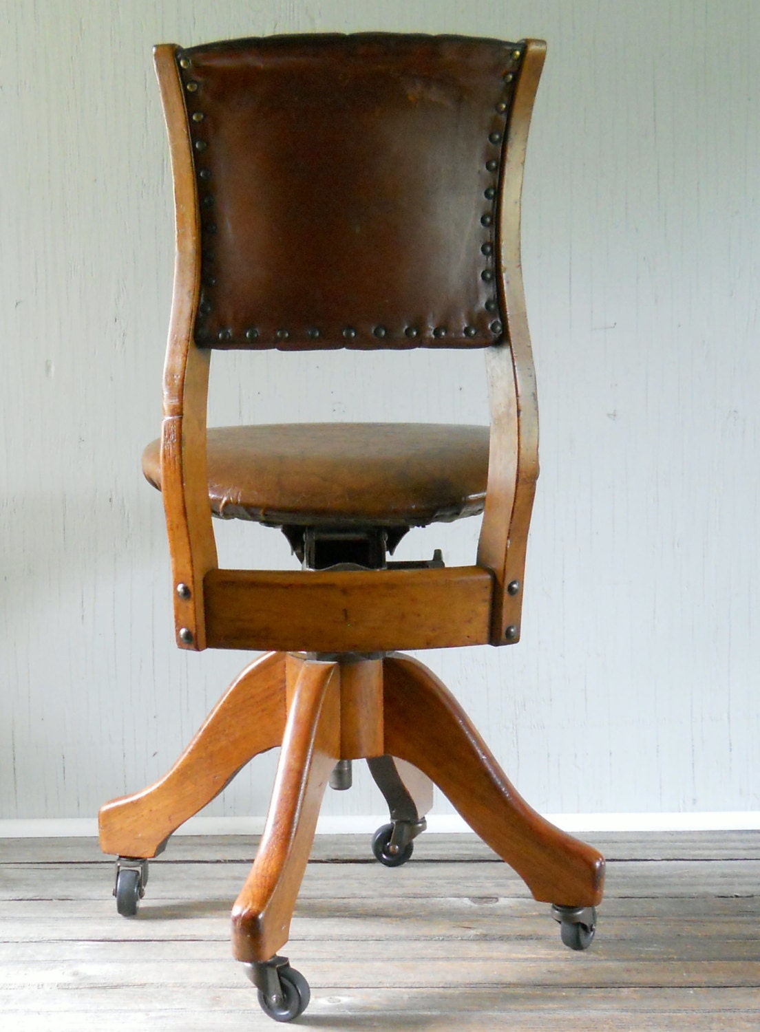 Vintage W. H. Gunlocke Rolling Office Chair