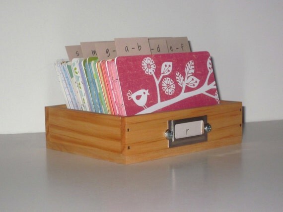 address file cards