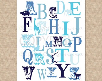 safari alphabet etsy