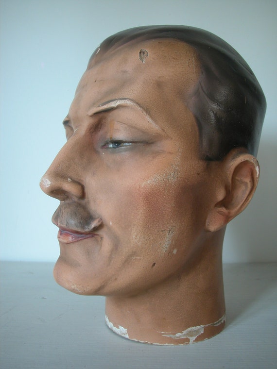 Mannequin homme tête ART déco originale