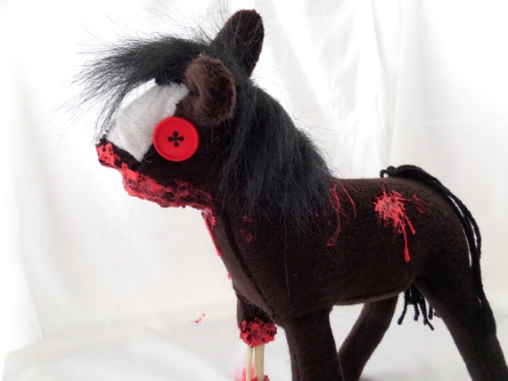 Zombie Horse by IckyDogCreations on Etsy