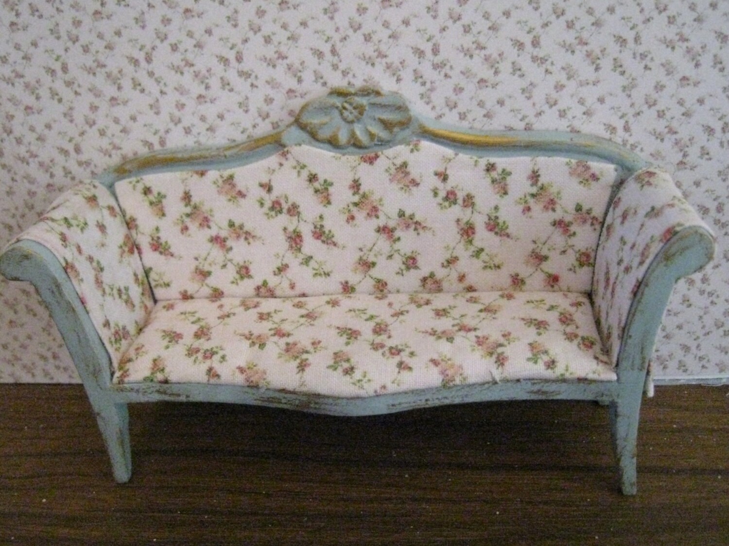 settee shabby chic duck egg blue a by insomesmallwayminis settee shabby chic duck egg blue a by insomesmallwayminis
