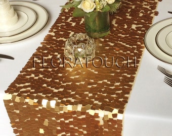 table Gold for Table Runner runner table square size Sequin Wedding Square Runner Dazzle Table