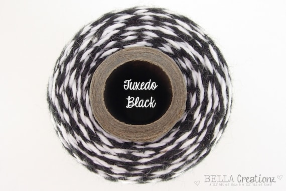 SALE - Tuxedo Black Bakers Twine - TIMELESS TWINE