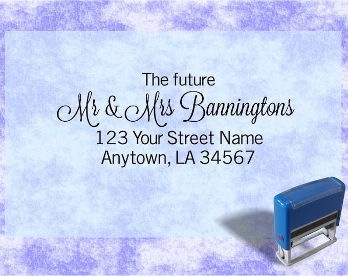 Personalized Self Inking Address Stamp - Return address stamp R125v