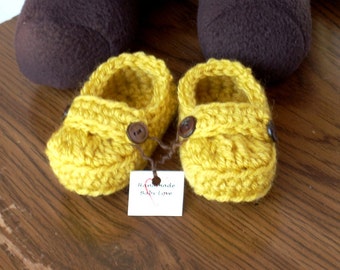 CHRISTMAS IN JULY Sale! Baby Booties, Baby Loafers, Baby Loafer Booties, Crochet baby booties, Crochet baby loafers