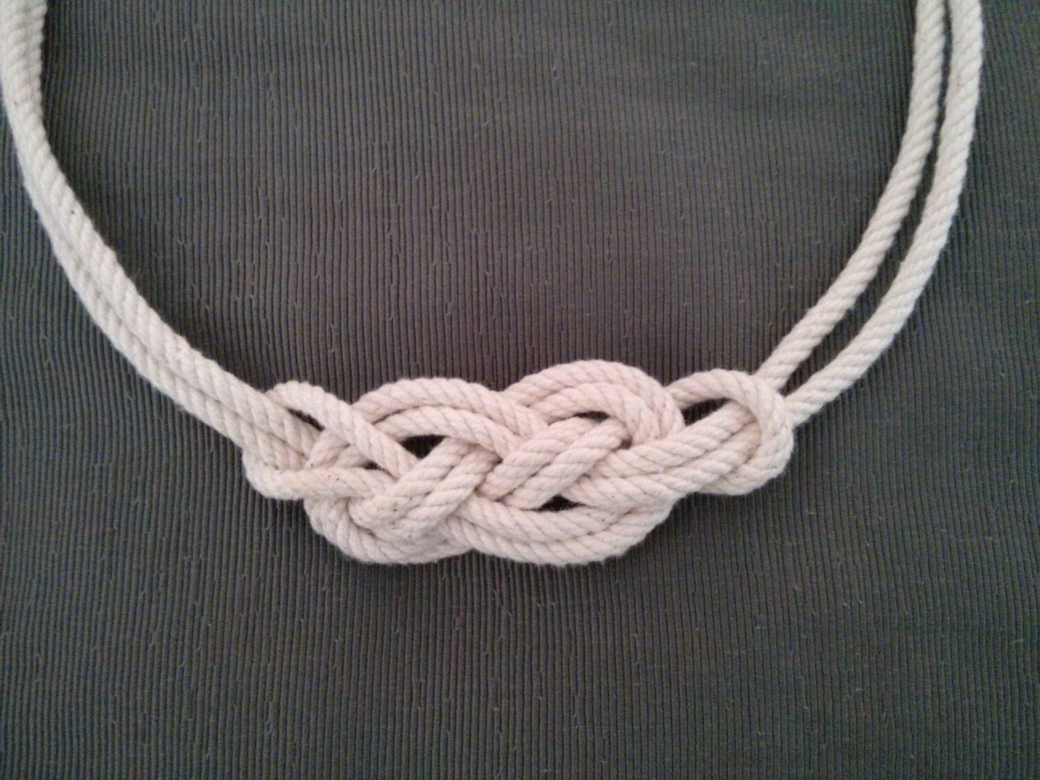 Nautical rope necklace Clearance