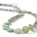 Black Magnetic Hematite Necklace with Green Shell Beads, Magnetic Health Necklace, Good Health Jewelry, Pain Relief Jewelry