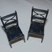Rare RENWAL Pennsylvania Dutch Hand Painted Miniature Doll House Furniture CHAIRS
