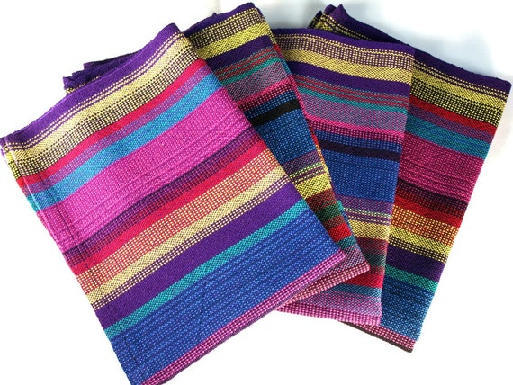 Multi-colored Towels with Random Stripes and by ...
