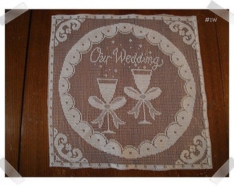 Vintage Lace Square/5 Styles to Choose from/Wedding Style/ Fabric/ Craft Supplies*