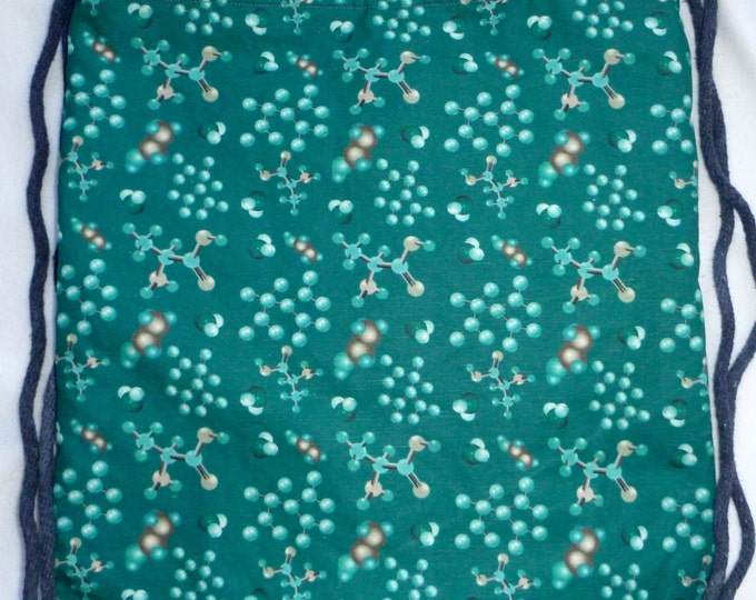 Magnificent Molecules Backpack/tote cottonlinen canvas Custom Print