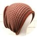 Dreadlocks wrap, tube hat headband, orange taupe wide hair wrap.