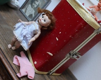 Madame Alexander Doll ALEX with Red Case and outfit Walker Red Hair VINTAGE by Plantdreaming