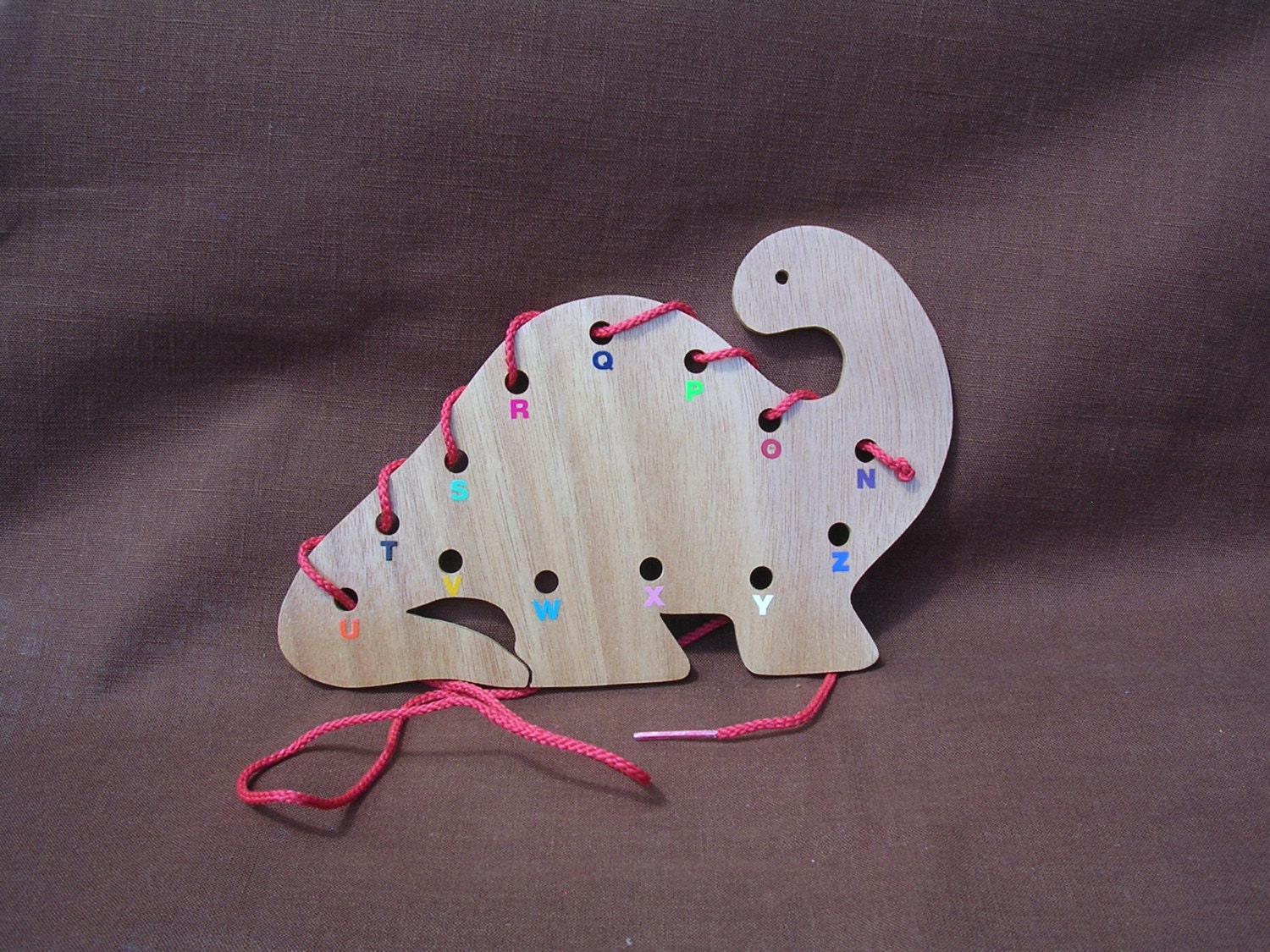 dinosaur lacing cards