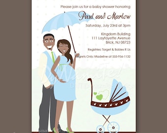 Baby Shower Invitation Honoring Mom And Dad 6