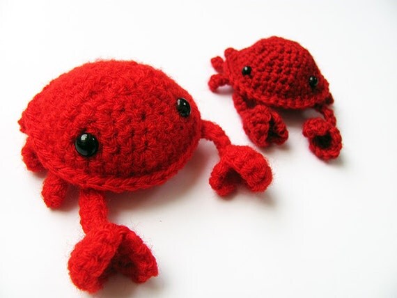 Crochet PATTERN - Amigurumi Crab