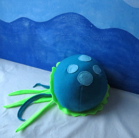 jellyfish plush pillow