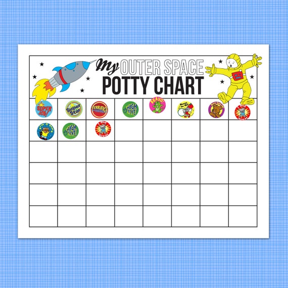 chart printable poop download: chart training outer space potty instant