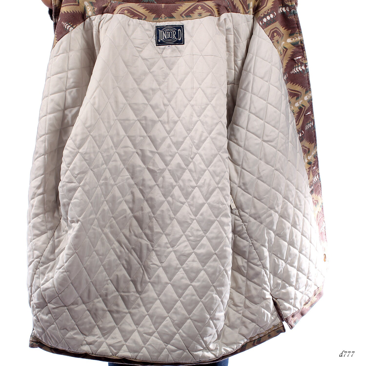 Aztec Blanket Coat . Southwestern Jacket . Tribal Insulated