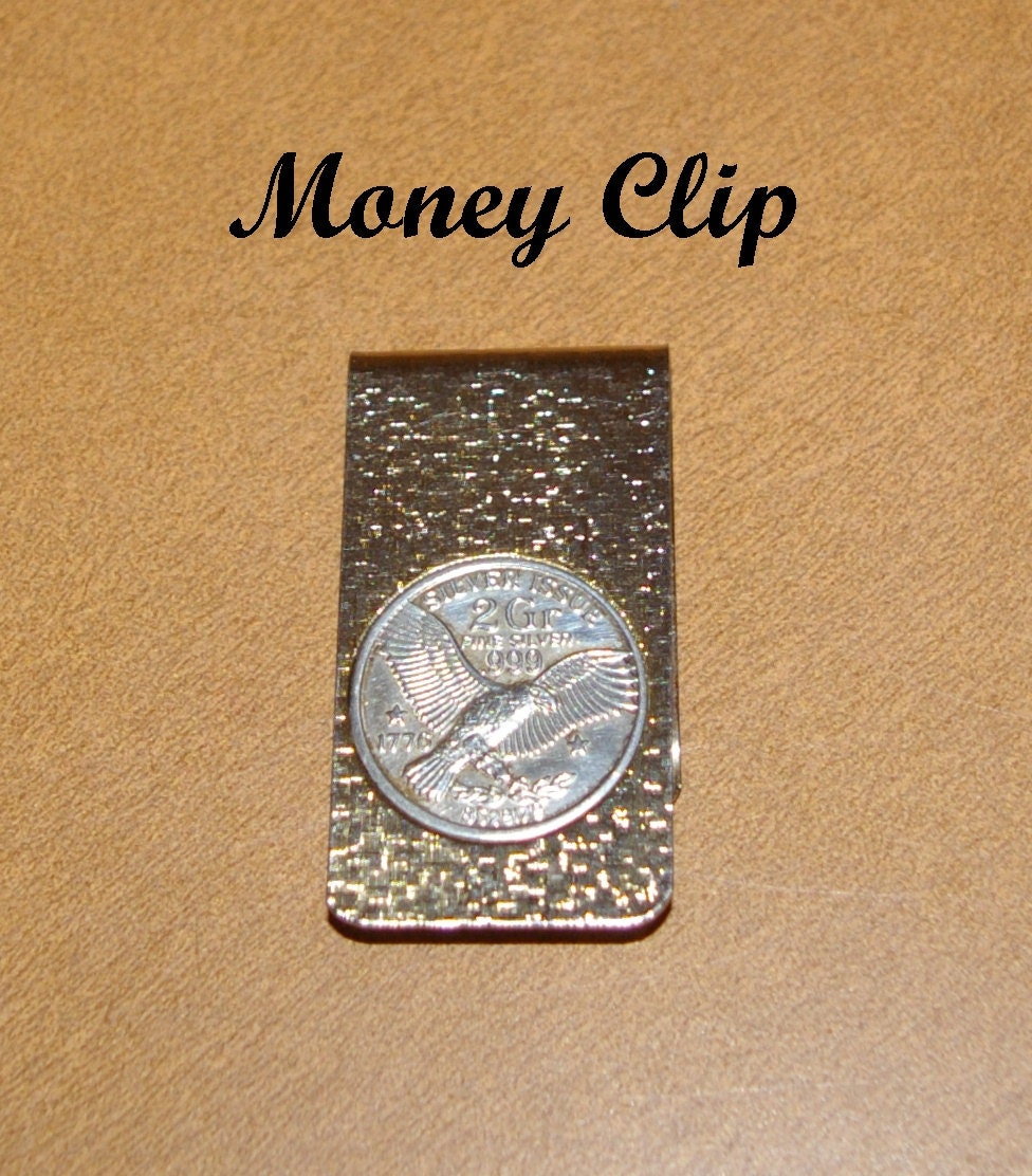 silver issue 2gr money clip